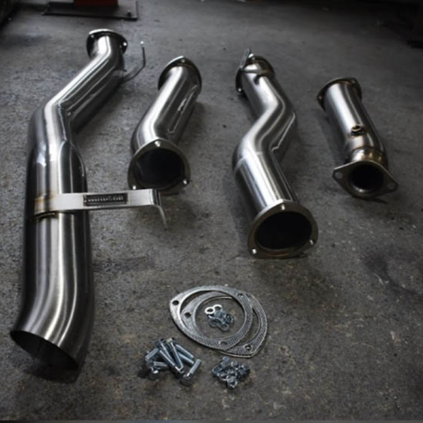 4′′ DPF-BACK 304 STAINLESS SYSTEM - single LH discharge