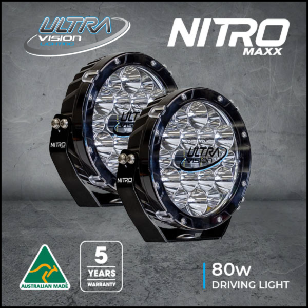 NITRO 80 MAXX LED DRIVING LIGHT (PAIR)